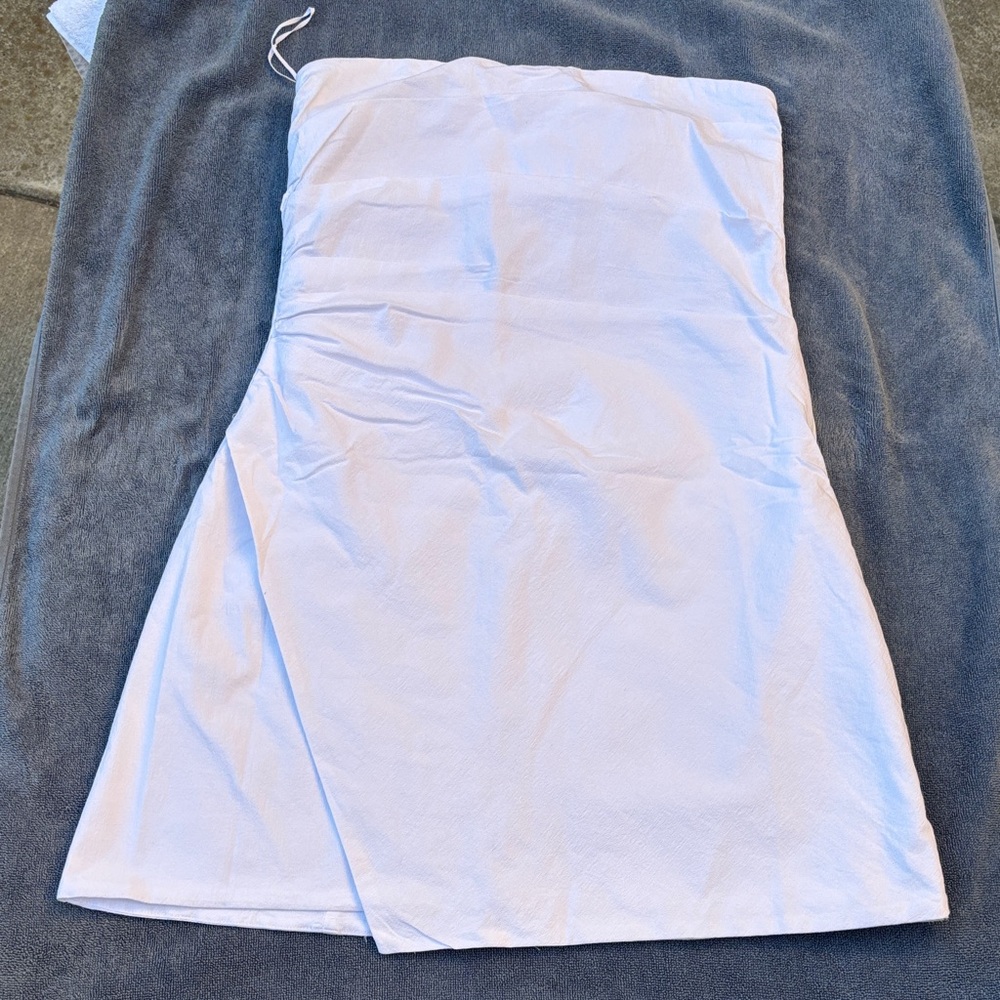 Abercrombie & Fitch White Strapless Mini Dress